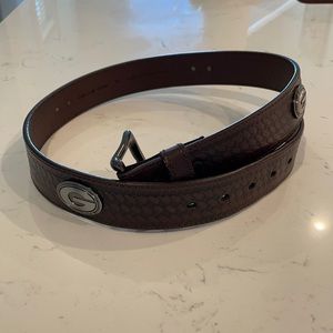 University of Georgia leather belt size 32